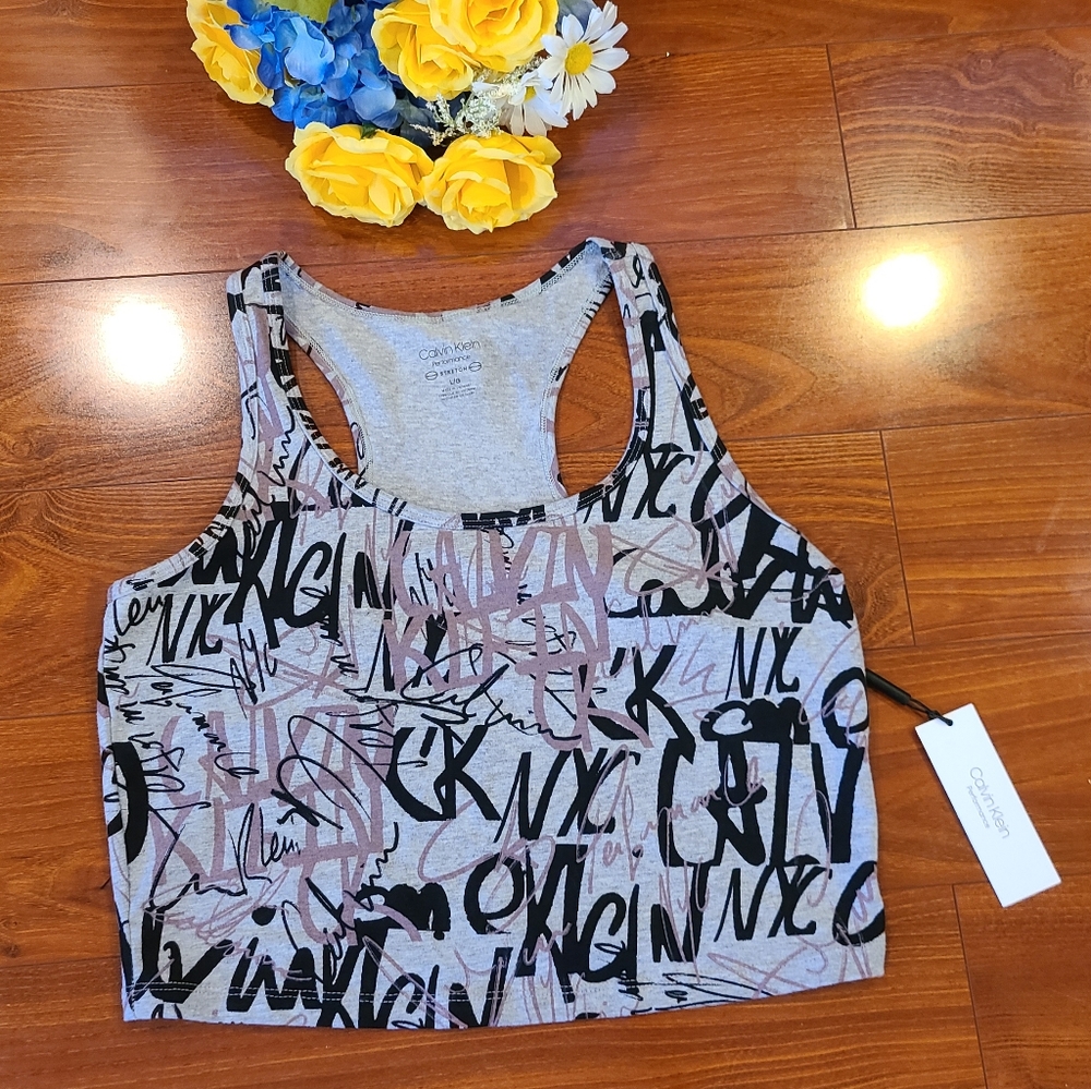 Calvin Klein Athletic Crop Top Large